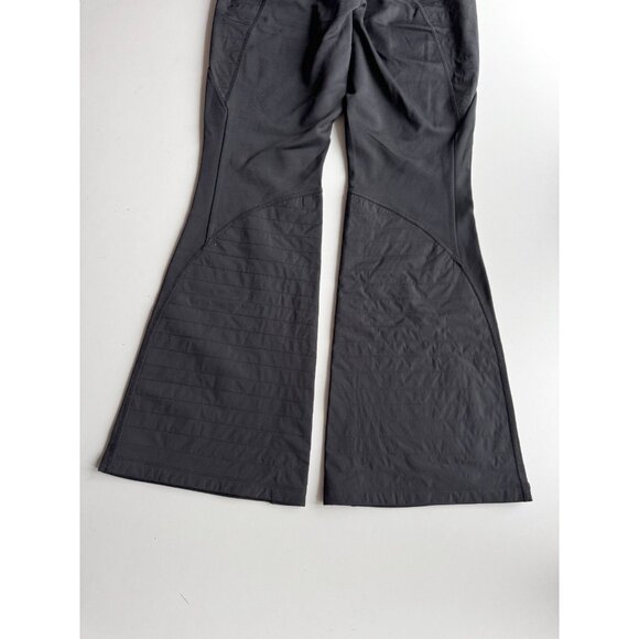 ATHLETA Peak Hybrid Fleece Black Brushed Flared Boot Cut Pants, Size S - Picture 11 of 16